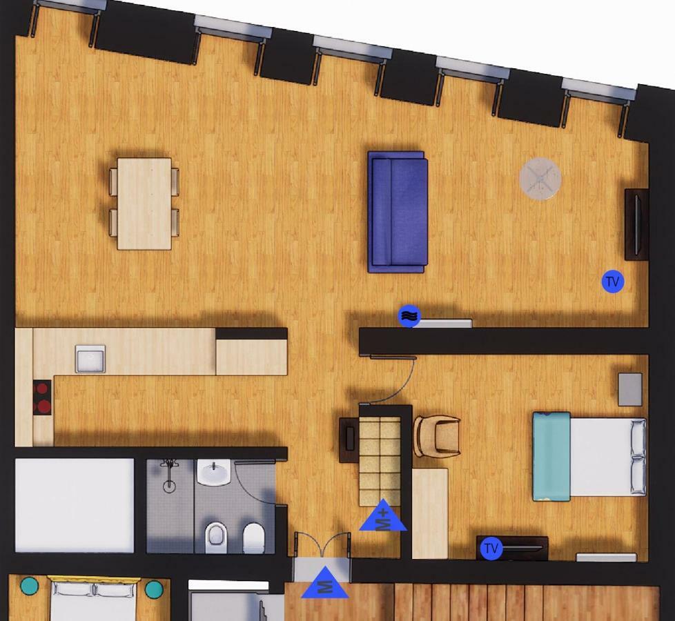 Apa M - Loft Guesthouse Jardim Das Maes Charming Viseu Eksteriør billede
